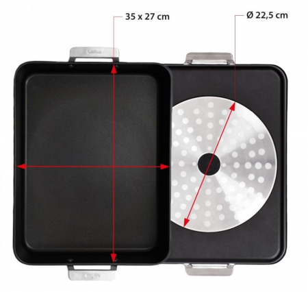 Forma de prajire Valira Aire Black 34 x 27 cm [2]