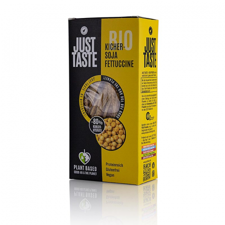 Paste - Just Taste Chickpea Fettuccine, fără gluten, organic, 250 g