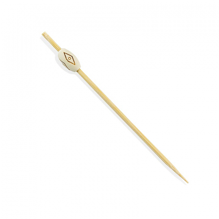 Rasnite - Frigarui din bambus, "Mali", cu piatra decorativa usoara, 12cm, 40 buc