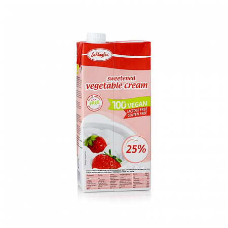 Specialitati vegetale - Frisca, Schlagfix, indulcita, 25% grasime, vegana, 1 l