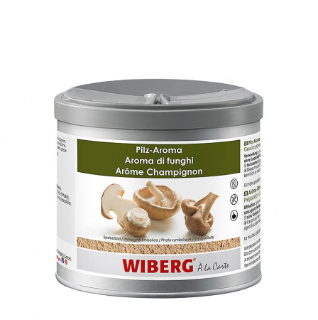 Condimente - Aroma de ciuperci Wiberg, preparat condimentat cu ciuperci porcini, ciuperci, shiitake, 200 g