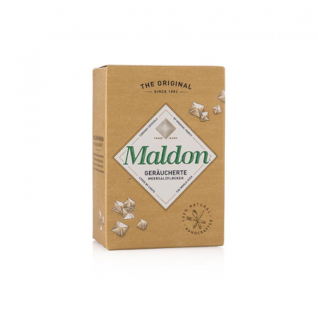 Bacanie - Fulgi de sare de mare, Maldon, afumati, sare de mare din Anglia, 125 g