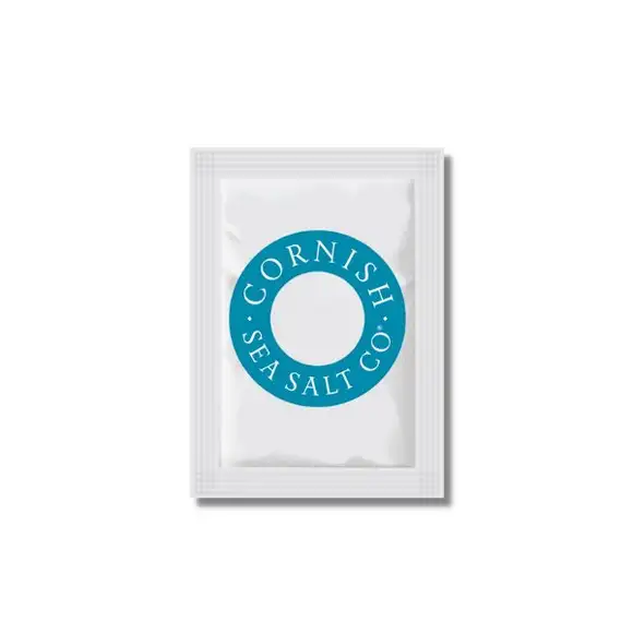 Sare de mare din Marea Nordului - Fulgi de sare de mare Cornish, plicuri, Anglia, 2 kg, 2.000 x 1g