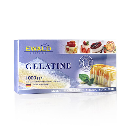 Aditivi alimentari - Gelatina foi - argintiu, 160 flori, 1 kg, aprox. 420 bucati