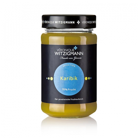 Miere, chutney si dulceata - Gem cu fructe din Caraibe, 225 g