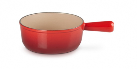 Ustensile de Bucatarie - Ghiveci pentru Fondue Le Creuset Tradition Cerise - Ø 16 cm / 1 Litru