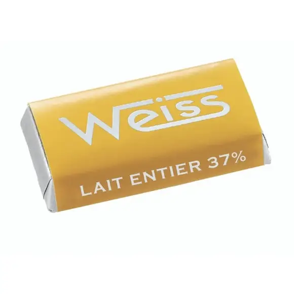 Ciocolata neagra - Ciocolata cu lapte 37% "Napolitain" Weiss, 2kg