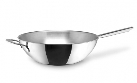 Ustensile de Bucatarie - Habonne Wok Triply Ø 34 cm
