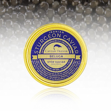 Caviar - Imperial Beluga caviar (huso huso), Iran, 125gr