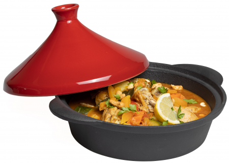 Ustensile de Bucatarie - Jay Hill Tagine Fonta Rosu Ø 30 cm / 2 L