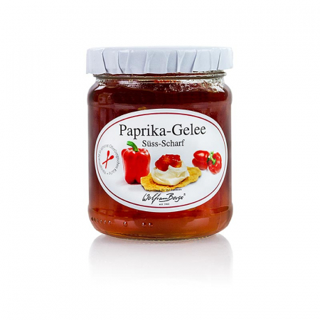 Bacanie - Jeleu de ardei gras rosu, dulce-picant, Wolfram Berge, 225 g
