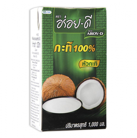 Condimente asiatice, arome - Lapte de cocos, Aroy-D, 1L