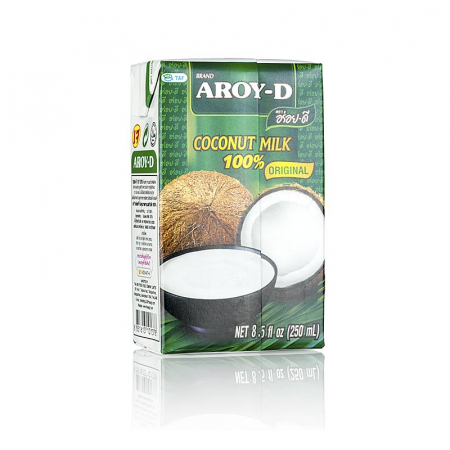 Condimente asiatice, arome - Lapte de cocos, Aroy-D, 250 ml