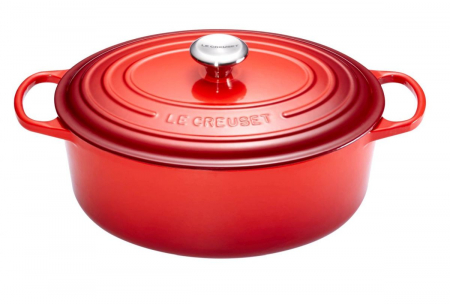 Ustensile de Bucatarie - Le Creuset Caserola Signature Cerise Ø 33 cm / 7,5 L