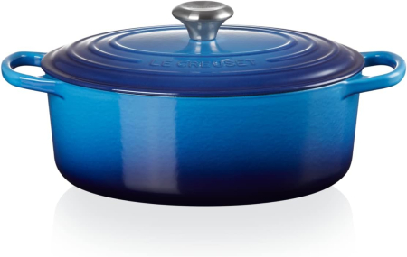 Ustensile de Bucatarie - Le Creuset Casserole Oval Signature Azure ⌀ 31 cm