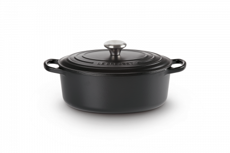 Ustensile de Bucatarie - Le Creuset Casserole Signature Black Ø 33 cm / 7,5 L