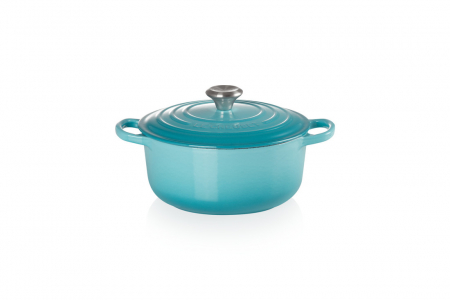 Le Creuset Casserole Signature Caraibe Blue Ø 20 cm / 2,4 L [1]