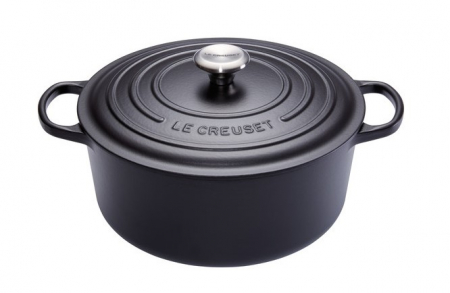 Ustensile de Bucatarie - Le Creuset Casserole Signature Satin Black ⌀ 24 cm