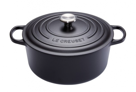 Ustensile de Bucatarie - Le Creuset Casserole Signature Satin Black ⌀ 26 cm