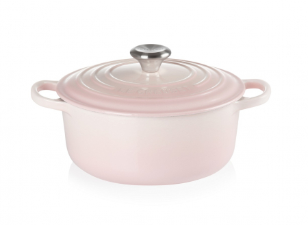 Ustensile de Bucatarie - Le Creuset Casserole Signature Shell Pink ⌀ 20 cm