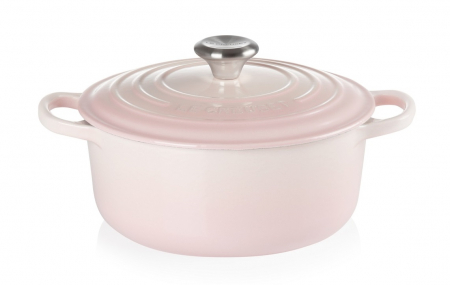 Ustensile de Bucatarie - Le Creuset Casserole Signature Shell Pink ⌀ 24 cm