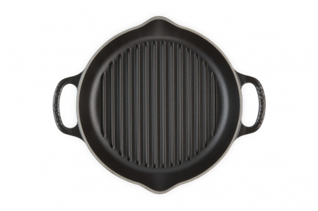Le Creuset Deep Griddle Plate Signature Satin Black Ø 25 cm [1]