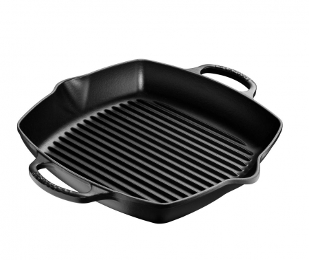 Ustensile de Bucatarie - Le Creuset Deep Square Grill Signature Satin Black 30 x 39 cm