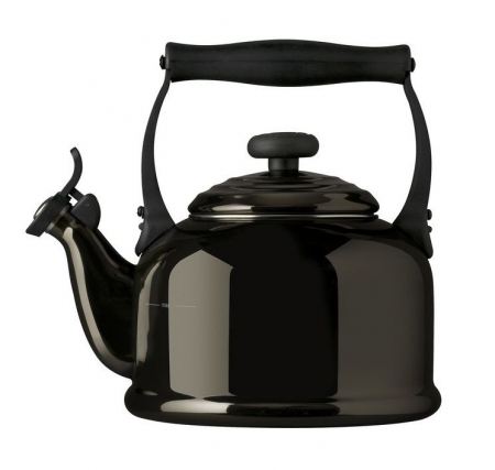 Ustensile de Bucatarie - Le Creuset Fierbator Fluier Traditional Negru Satinat 2,1 L