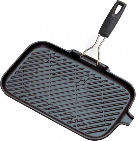 Ustensile de Bucatarie - Le Creuset Grill Tigaie Tradition Negru Satinat 36 x 25 cm