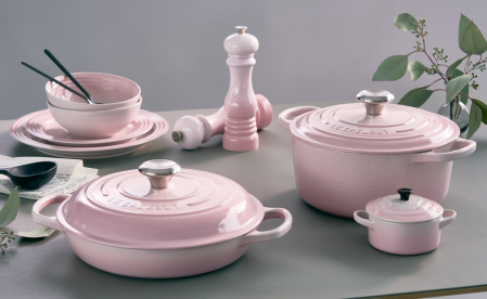 Le Creuset Mini Casserole Signature Shell Pink ⌀ 10 cm [2]