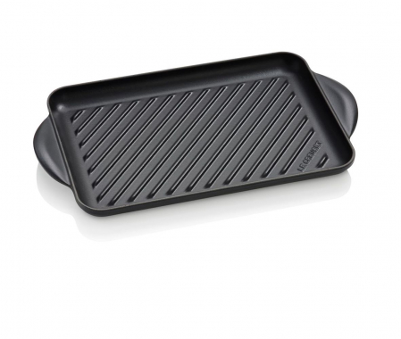 Ustensile de Bucatarie - Le Creuset Plita Plita Tradition Negru Satinat 32 x 21 cm