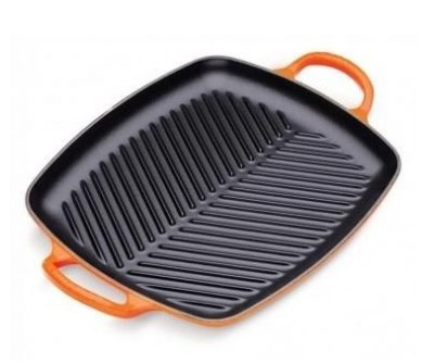 Ustensile de Bucatarie - Le Creuset Plita Rectangulara Volcanic 30 x 27 cm