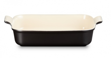 Ustensile de Bucatarie - Le Creuset Tava cuptor Negru satinat 37x24,5x9,1cm