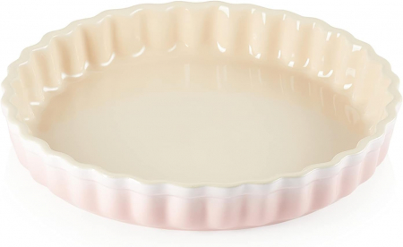Ustensile de Bucatarie - Le Creuset Tava pentru tarta, Shell Pink, 28cm