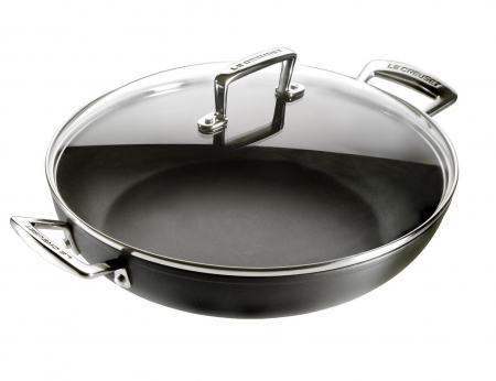 Ustensile de Bucatarie - Le Creuset Tigaie Les Forgées TNS cu capac Ø 30 cm