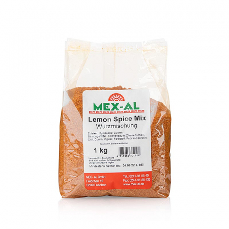 Bucatarie asiatica si etnica - Lemon Spice Mix, amestec de condimente, Mex-Al, 1 kg