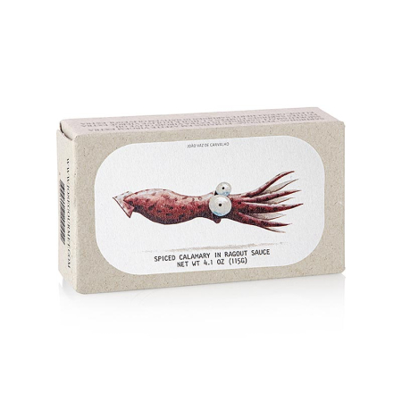 Conserve - Tuburi de calamar in sos ragu, Jose Gourmet, 115 g