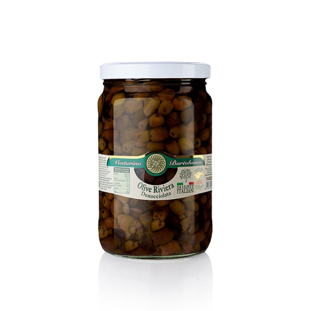 Bacanie - Masline Denocciolate in ulei de masline, fara samburi, 1,5 kg