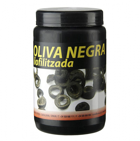 Aditivi alimentari - Masline negre liofilizate, feliate, Sosa, 75 g
