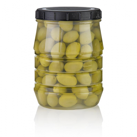 Bacanie - Masline verzi, cu samburi, in saramura, Linos, 1,5 kg