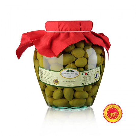 Bacanie - Masline verzi fara samburi, Bella della Daunia, 3,14 kg