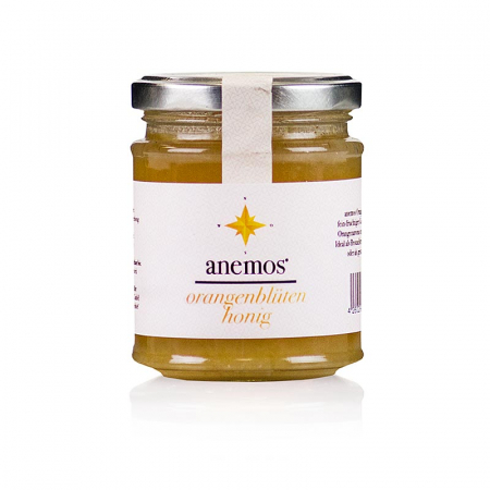 Miere, chutney si dulceata - Miere de floare de portocal, ANEMOS, 270 g