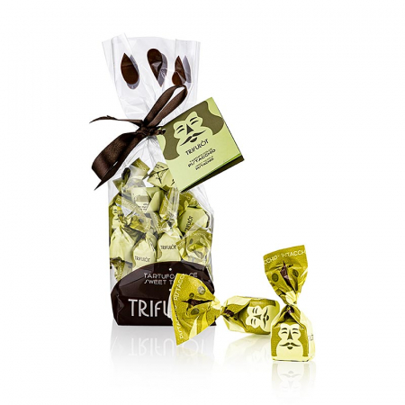 Praline - Mini praline cu trufe, Dolce d'Alba, fistic, aproximativ 7g, 180 g