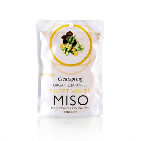 Produse BIO - Miso alb dulce japonez organic, pastă de miso alb, Clearspring, organic, 250 g