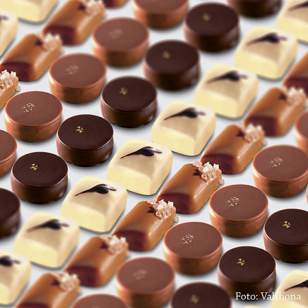 Ciocolata - Mix de praline, Sensation Classique, 4 sortimente, Valrhona, 1,6 kg