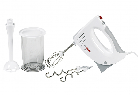 Noutati Gourmetto - Mixer manual BOSCH MFQ 3540 450 wati cu cana de amestecare alba