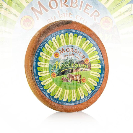 Branzeturi - Morbier AOP, branza semitare, jumatate de roata, aprox. 7 kg