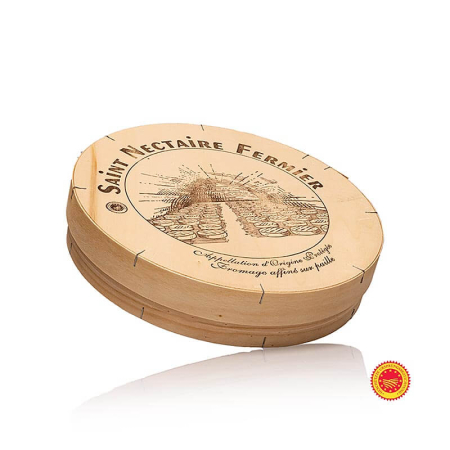 Branzeturi - Saint Nectaire Fermier AOP, branza semitare din lapte crud, aprox. 1,7 kg