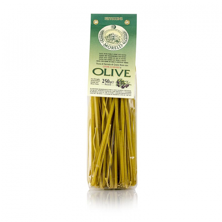 Paste - Fettuccine Morelli 1860, cu măsline și germeni de grâu, 250 g
