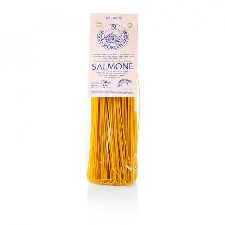 Paste - Morelli 1860 Tagliolini Somon, cu somon și germeni de grâu, 250 g